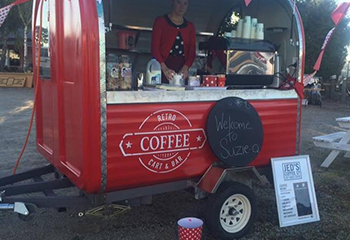 Suzie-Q the retro coffee cart